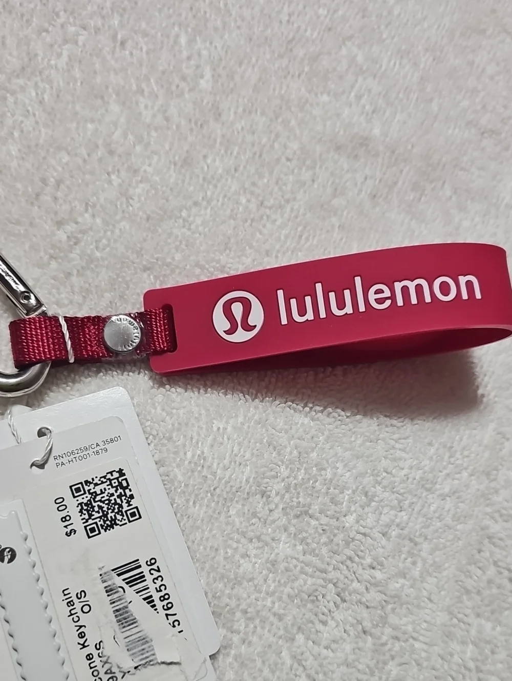 Lululemon Silicone Keychain! Nwts Calypso!!